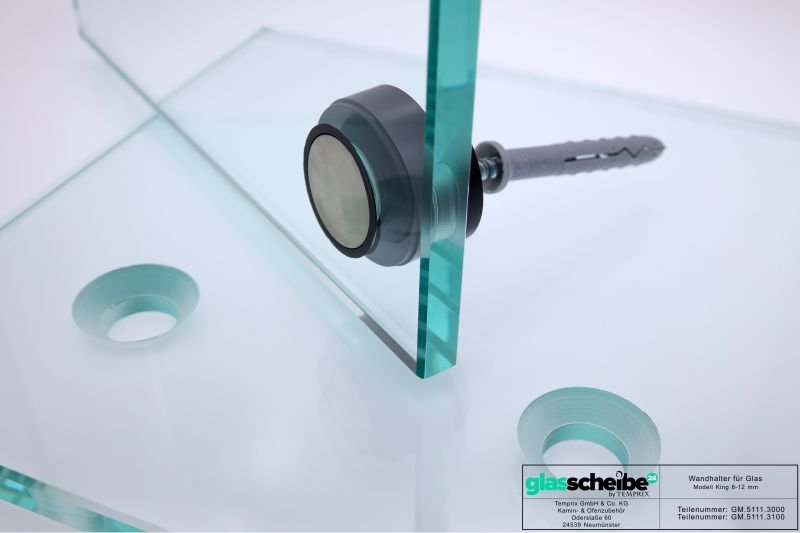 Wandhalter King für Glasplatten 8-12mm