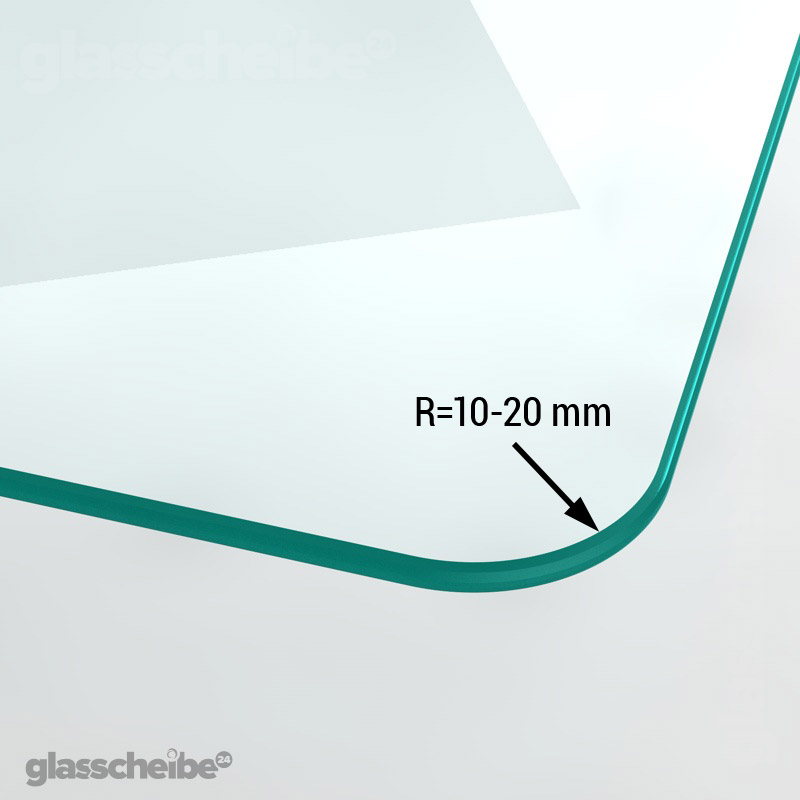 Runde Ecken R = 5 - 10 mm